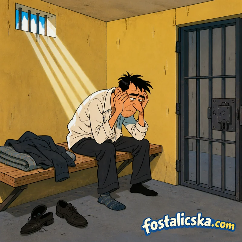 Illusztráció: Reggel a fogházban