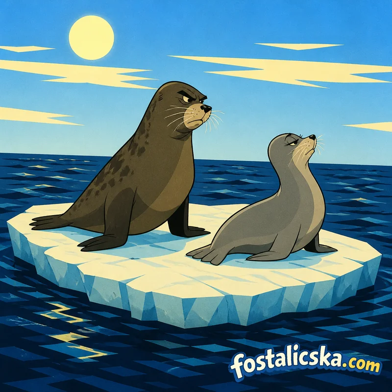Illusztráció: A fókafiú udvarol